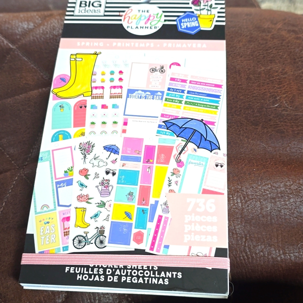 Happy Planner Spring Sticker Book